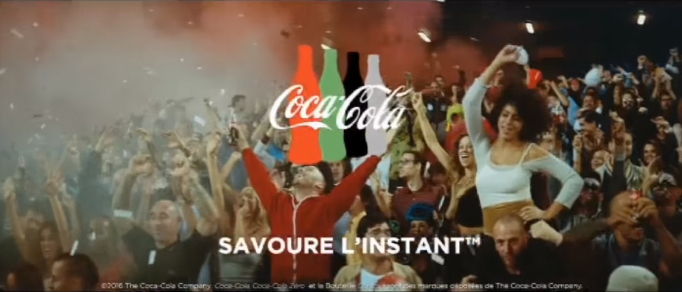 publicité TV coca-cola UEFA EURO 2016 savoure l'instant football