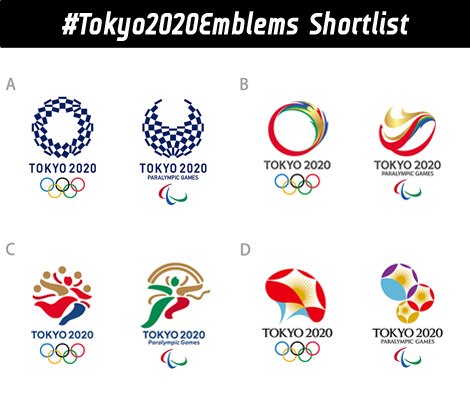 tokyo 2020 finalists logo emblems