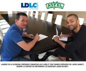 LDLC.com Partenaire Majeur de l’ASVEL Basket jusqu’en 2020