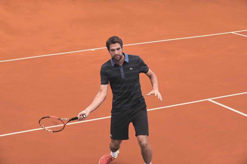 jérémy chardy polo lacoste roland garros 2016