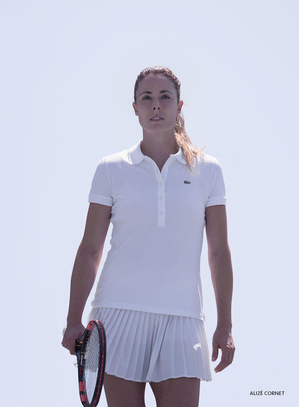 polo alizé cornet lacoste jupe roland garros 2016 tenue