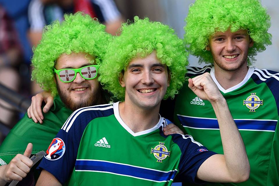 irlande du nord fans EURO 2016