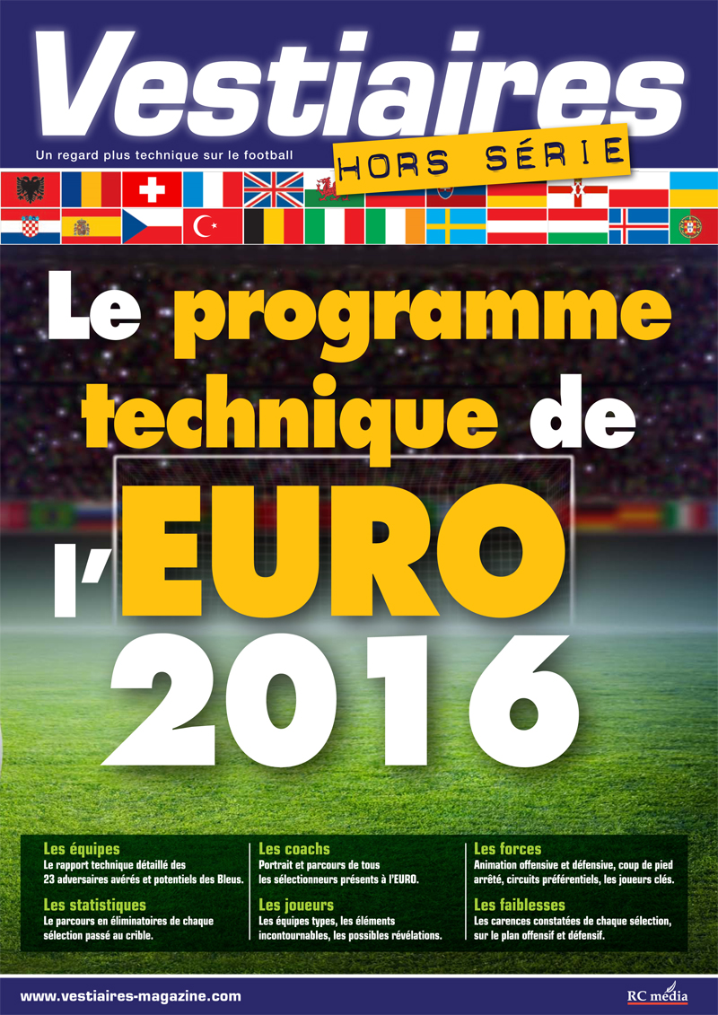 vestiaires magazine spécial euro 2016