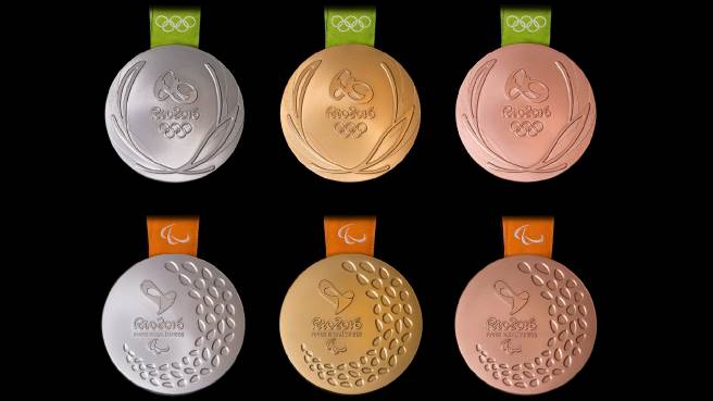 Médailles Olympiques et Paralympiques Rio 2016