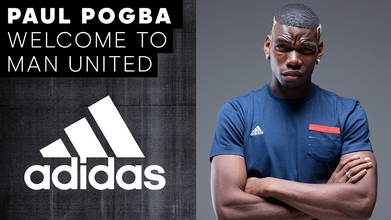 Paul Pogba #pogback manchester united adidas football