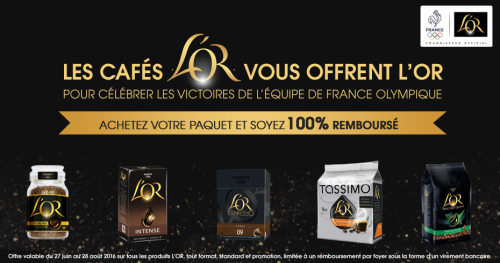 cafés L'Or promotion rio 2016