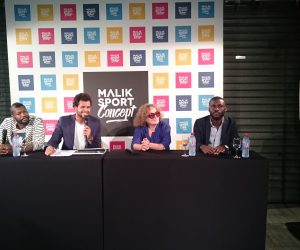 Jo-Wilfried Tsonga inaugure le Malik Sport Concept en présence de Djibril Cissé et Percymad