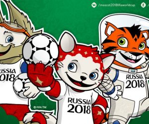 Coupe du Monde de Football Russia 2018 – Les 3 mascottes finalistes