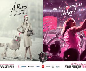 Le Stade Français Paris joue la carte des stéréotypes parisiens dans sa nouvelle campagne de communication