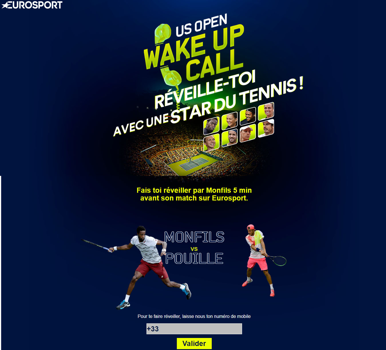 wake up call us open 2016 eurosport tennis