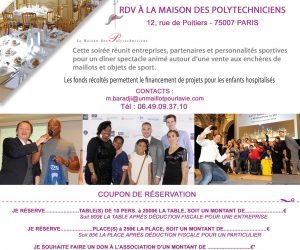 Participez au dîner-spectacle d’1 Maillot pour la Vie organisé au bénéfice des enfants hospitalisés