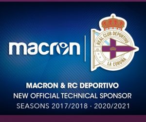 Macron nouvel équipementier du Deportivo La Corogne (officiel)