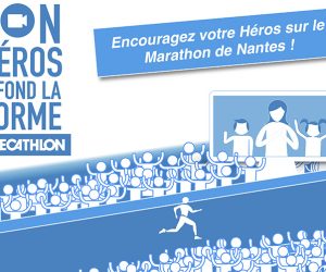 Marathon Nantes – Decathlon va afficher des vidéos de soutien aux coureurs sur écran géant pendant la course