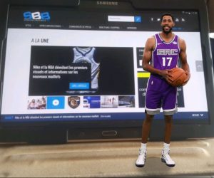 NBA – Sacramento utilise la Réalité Augmentée pour présenter ses nouveaux maillots Nike