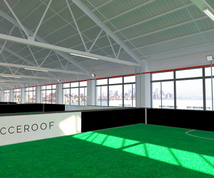 Le futur complexe de foot à 5 « Socceroof » installé à Brooklyn entre dans la dernière ligne droite