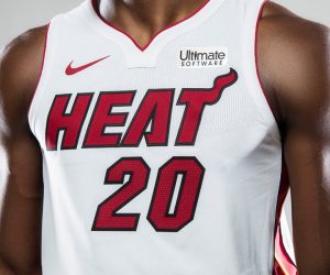 NBA – Ultimate Software sponsor maillot des Miami Heat