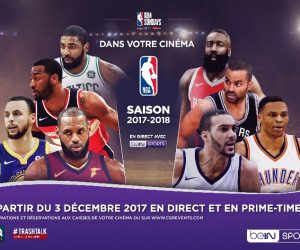 La NBA de retour dans les cinémas français avec beIN SPORTS et CGR Events