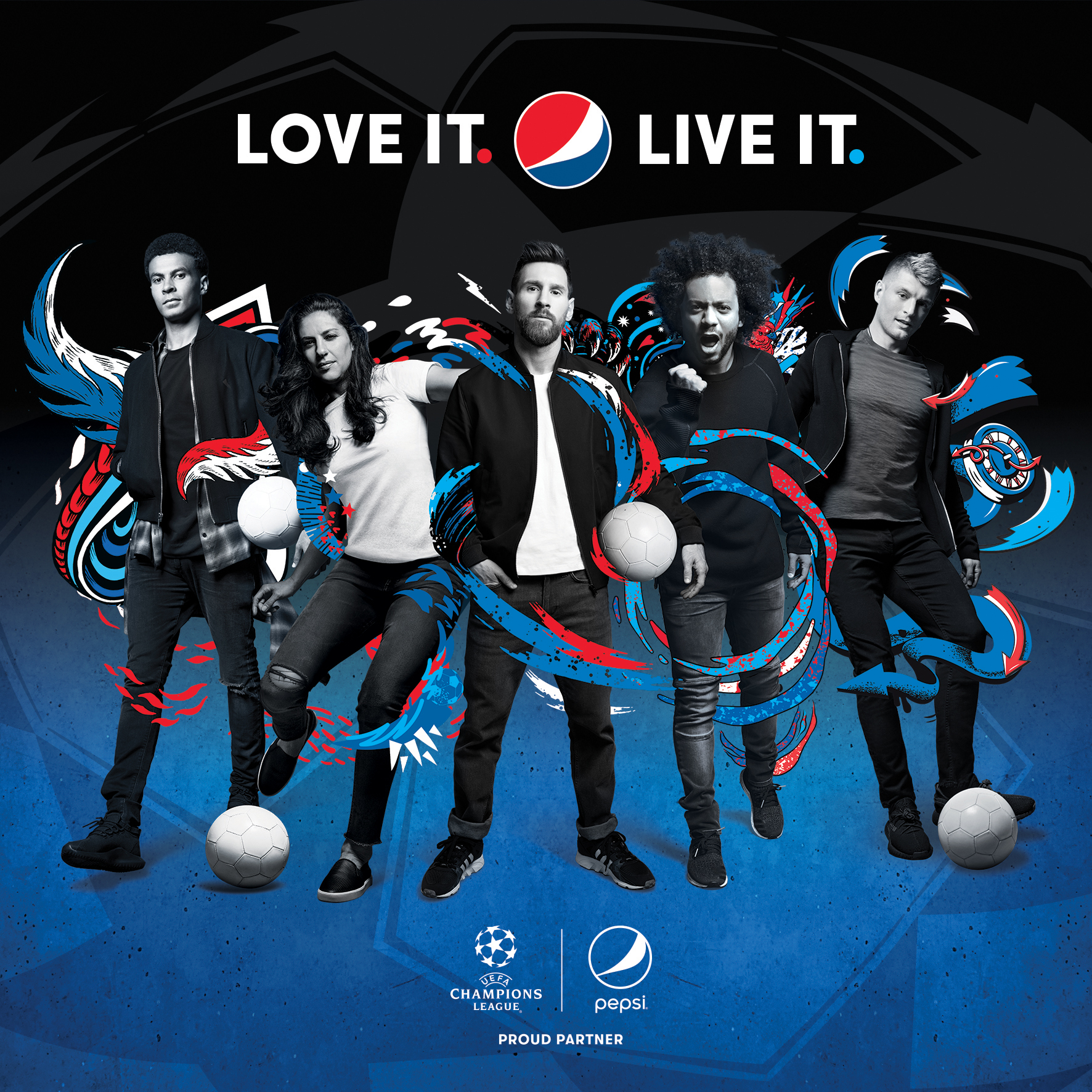 Pepsi lance sa nouvelle campagne "Love it. Live it. Football" avec
