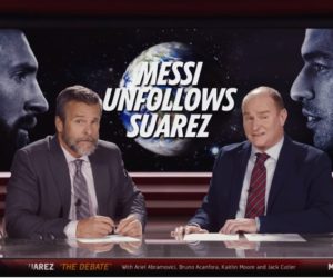 Gatorade met en scène un clash Lionel Messi / Luis Suarez dans sa dernière publicité