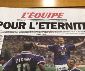 Le journal L’Equipe va réimprimer son numéro collector du 13 juillet 1998 célébrant la victoire des Bleus