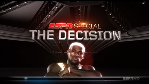 LeBron James The Decision