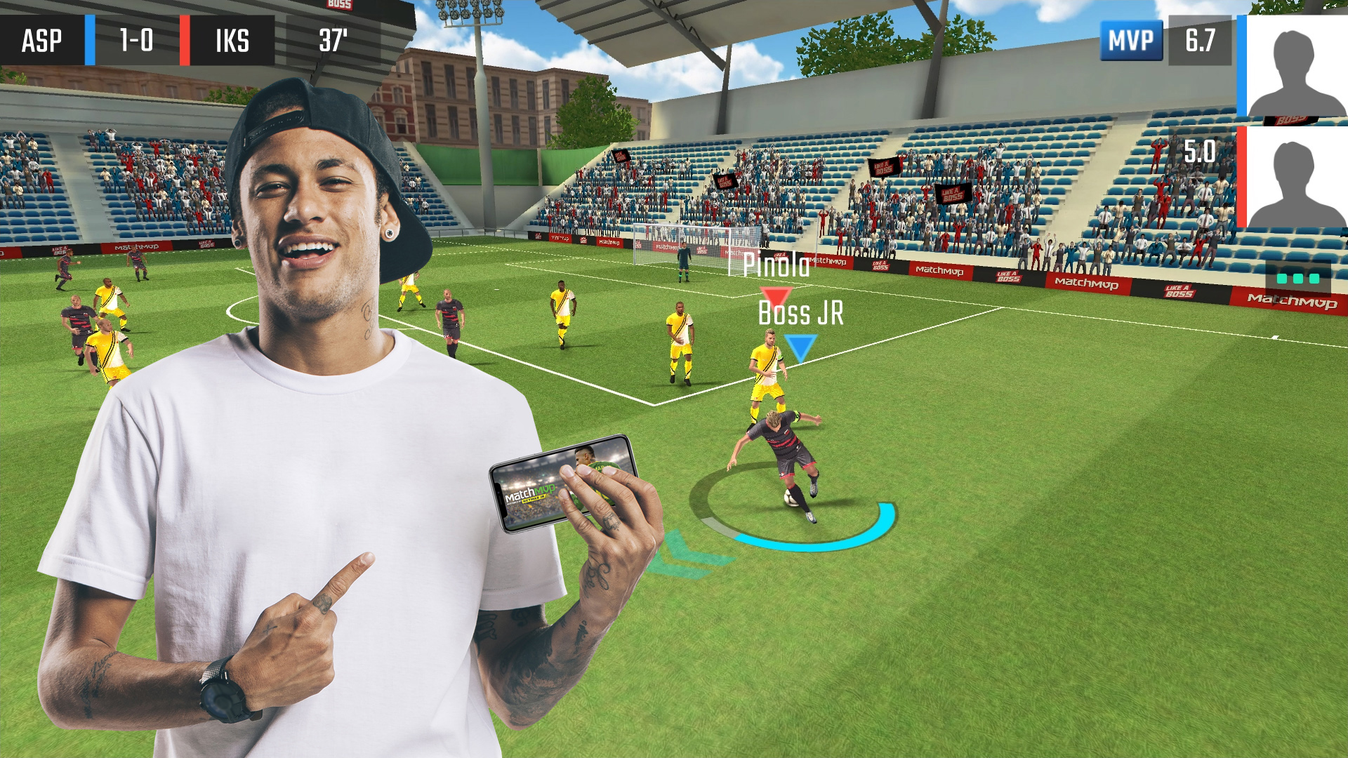  Neymar JR se d cline dor navant en jeu vid o mobile 