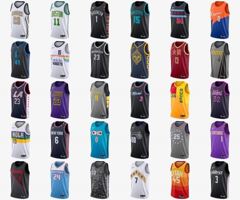 Les 30 nouveaux maillots NBA "City Edition" sont désormais connus