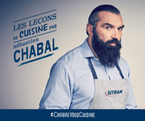 Les ustensiles de cuisson Sitram s’offrent l’image de Sébastien Chabal