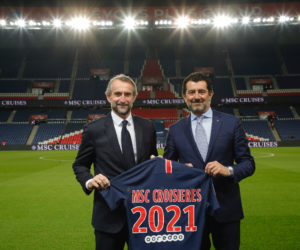 MSC Croisières partenaire officiel du PSG jusqu’en 2021