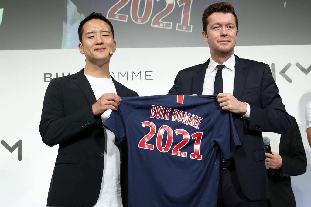 Bulk Homme nouveau sponsor régional du PSG en Asie 