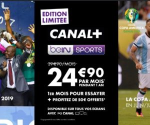 Bon Plan : Canal+ et beIN SPORTS à 24,90€ par mois pendant 1 an au lieu de 39,90€ (édition limitée juillet 2019)