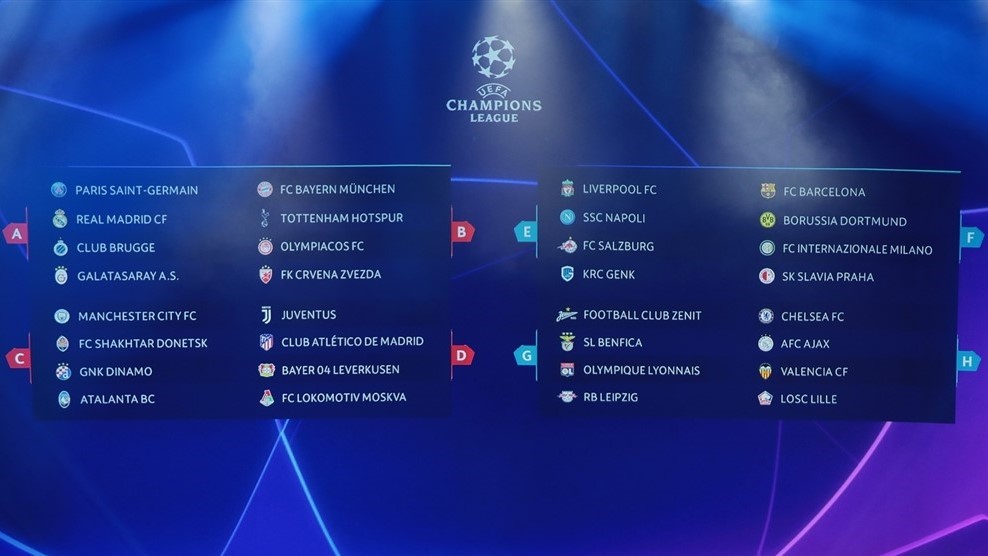 Habitat uheldigvis En begivenhed UEFA Champions League 2019-2020 : 9 équipementiers se partagent les 32  équipes - SportBuzzBusiness.fr