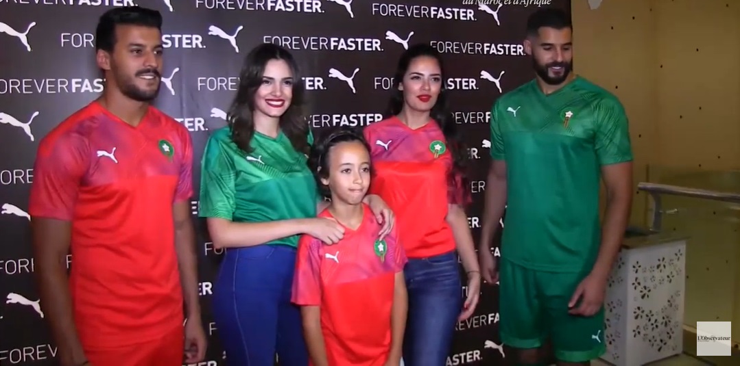 Football - Puma dévoile les nouveaux maillots du Maroc