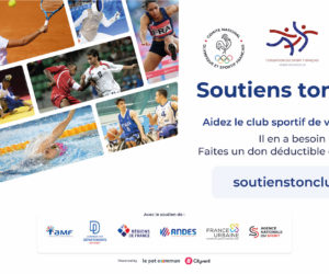 COVID-19 – Les clubs sportifs français peuvent recevoir des dons grâce à la nouvelle plateforme soutienstonclub.fr