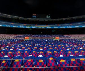 3 000 maillots achetés par les fans du FC Barcelone dans les tribunes du Camp Nou pour le match contre l’Atlético de Madrid