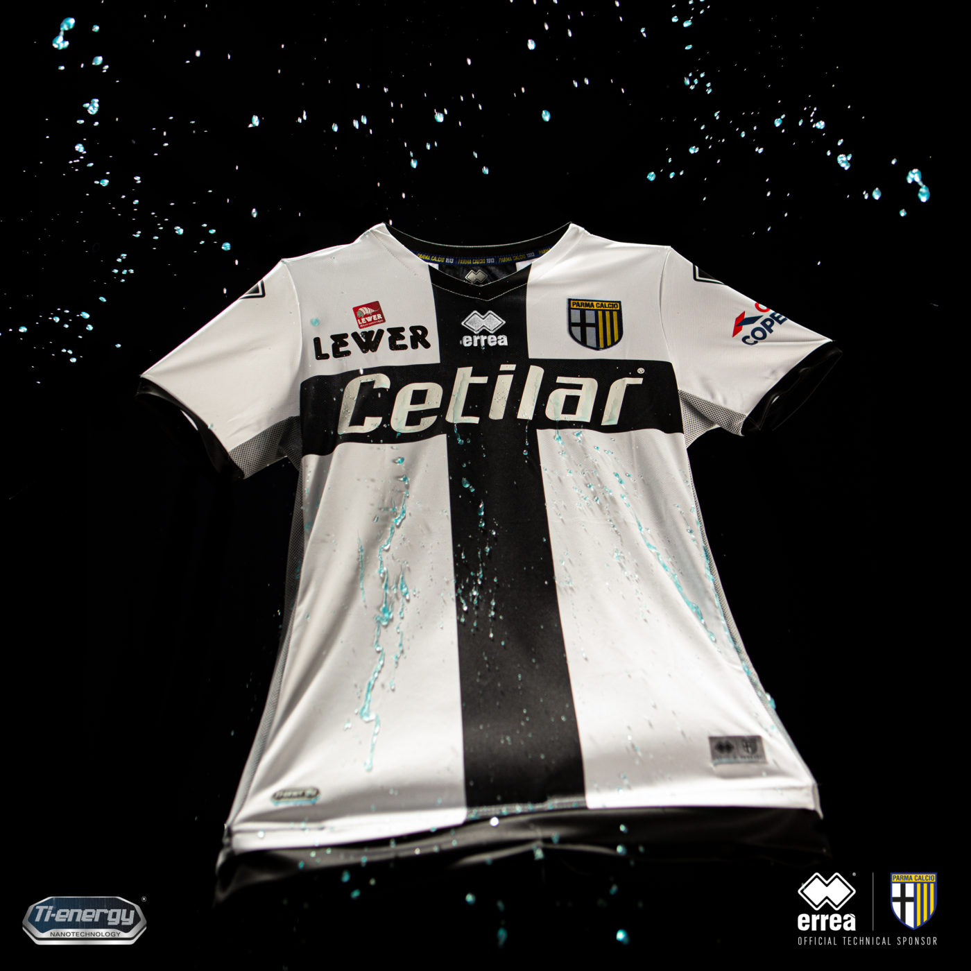 Maillot Domicile Parme 2018-2019 Errea - Taille M - Rare - Occasion