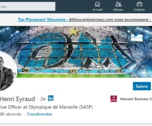 Le Président de l’OM Jacques-Henri Eyraud nouvel influenceur LinkedIn
