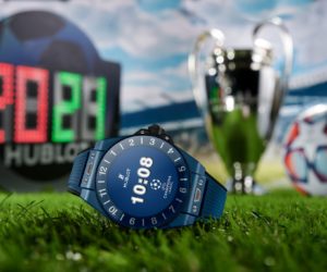 Hublot dévoile sa nouvelle montre connectée Big Bang e « Champions League » (7 000€)