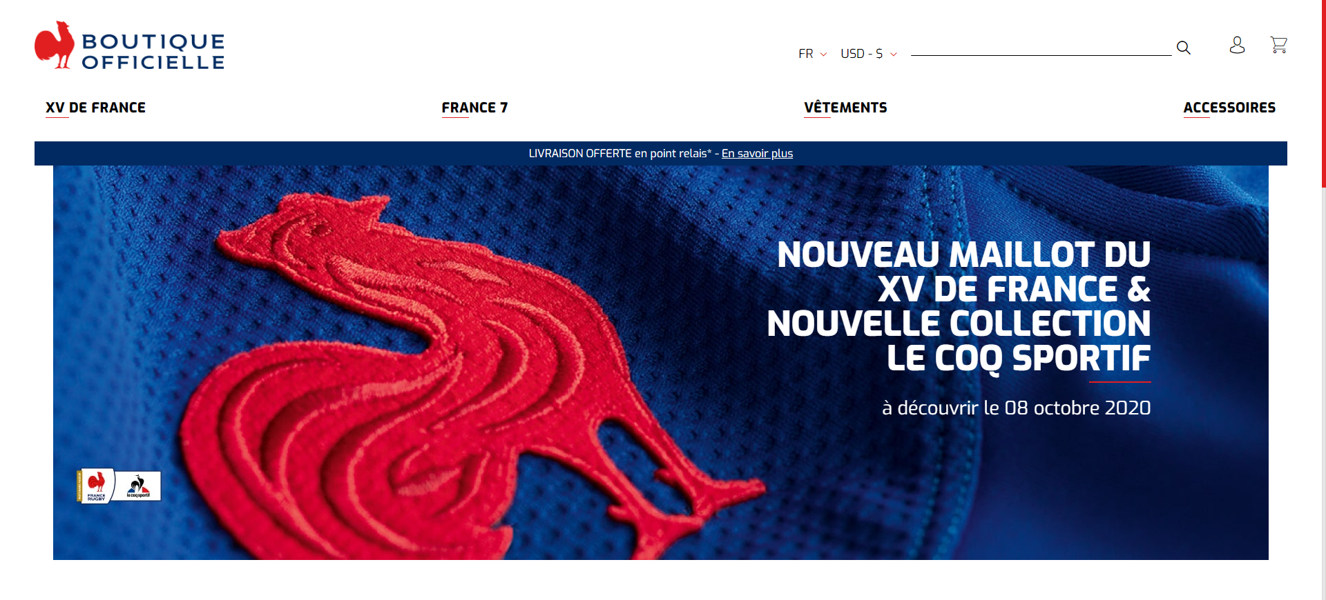 France Rugby  FFR Boutique Officielle