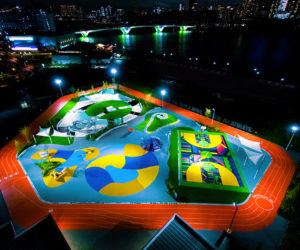 Nike dévoile un parc sportif inspiré de 6 sneakers (Tokyo Sport Playground)