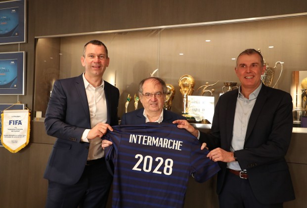 Gobelet Collector Intermarché 2022 – Varane / Renard – Équipe De France (FFF) – Bleu – Neuf