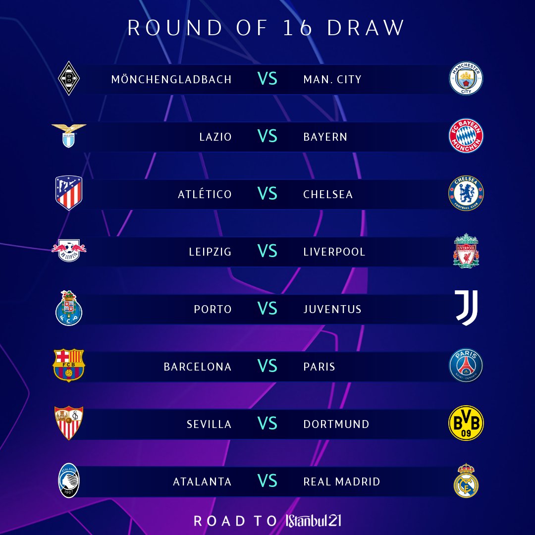UEFA Champions League 2024 : Qui sont les équipementiers maillots des 16  équipes qualifiées pour les huitièmes de finale ? 