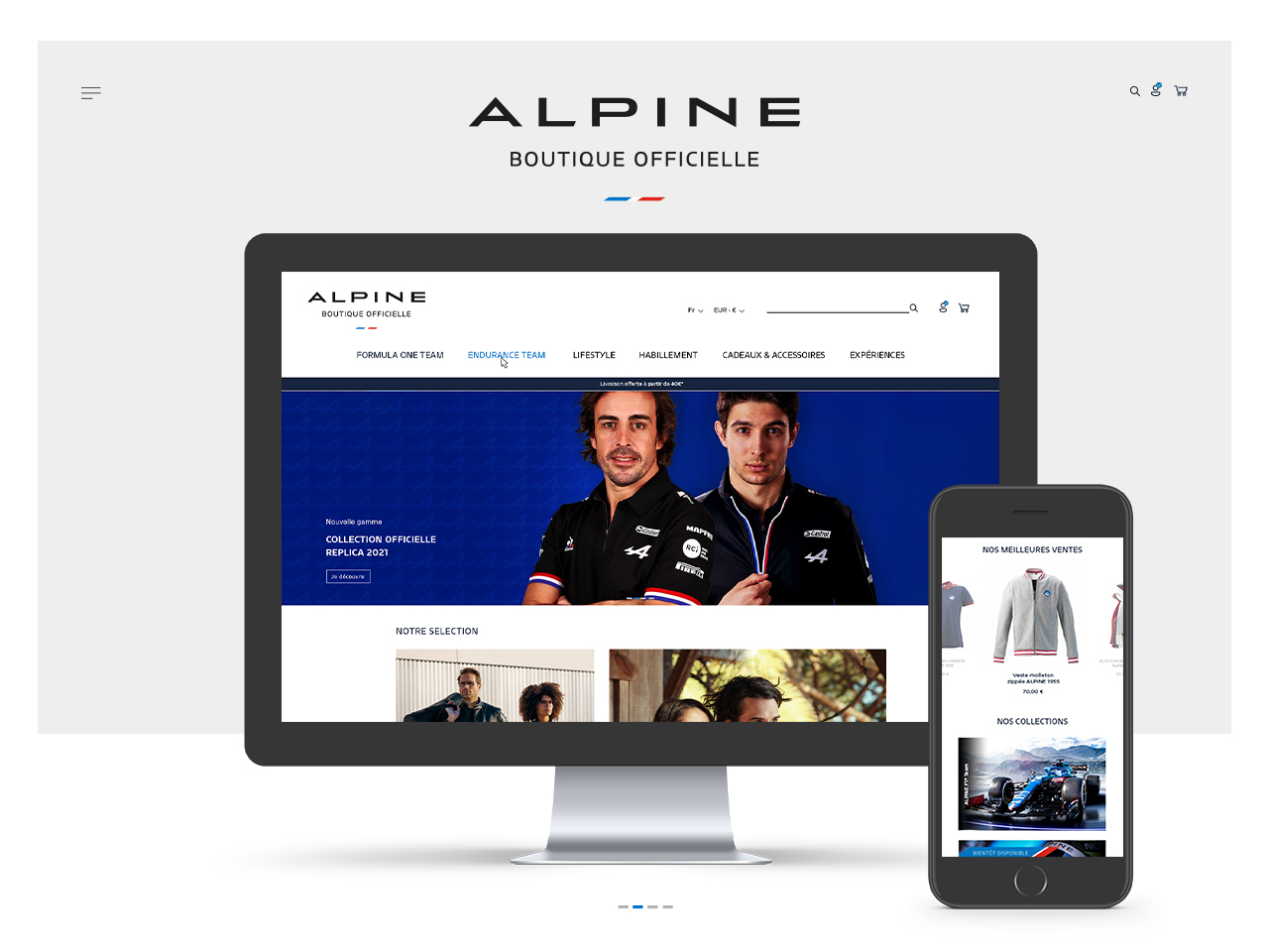 Nouvelle collection sur la boutique officielle Alpine.