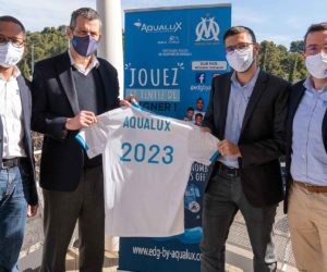 Aqualux devient « partenaire région » de l’Olympique de Marseille