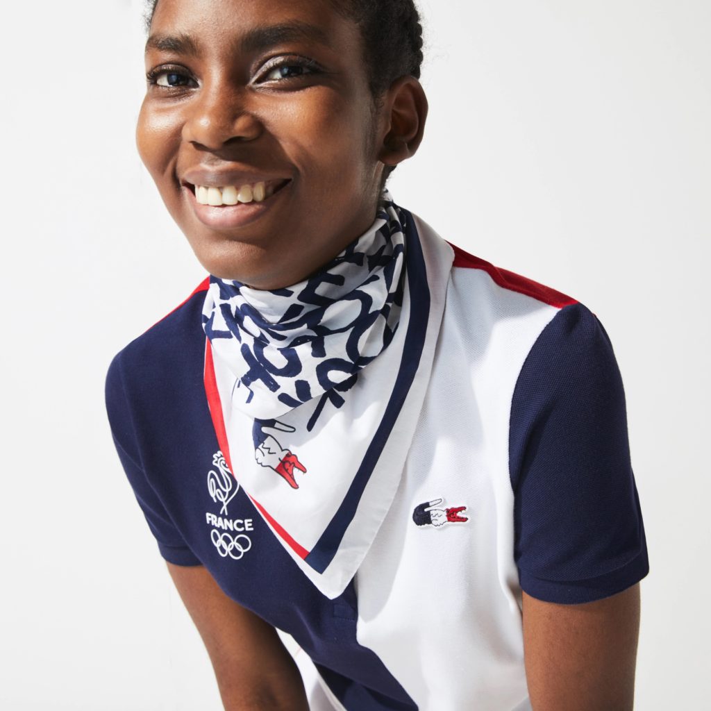 Lacoste d?�voile les tenues des athl?�tes fran?�ais pour les Jeux Olympiques de Tokyo 2020 (Podium 