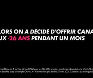 Bon Plan « confinement 3 »: Canal+ offert pendant un mois pour les -26 ans (avril 2021)