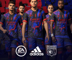 adidas présente le 4ème maillot de l’Olympique Lyonnais disponible uniquement dans FIFA 21