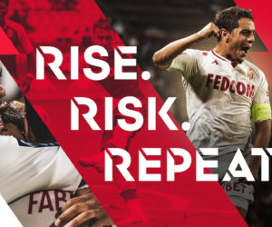 L’AS Monaco dévoile sa nouvelle signature « RISE. RISK. REPEAT » et un « nouveau » logo