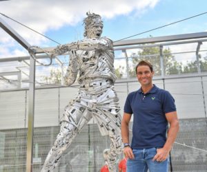 Tennis – Roland-Garros dévoile une statue géante de 3 mètres de Rafael Nadal