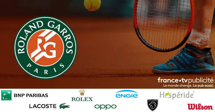 Roland-Garros 2021 - Les annonceurs présents avec FranceTV Publicité -  SportBuzzBusiness.fr